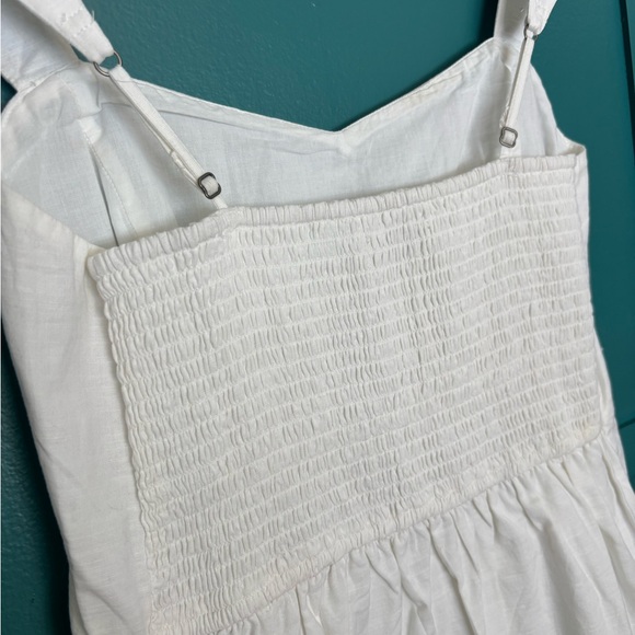 Abercrombie & Fitch 100%Cotton Dress W/Adjustable Straps and Smocked Back Size M - Picture 7 of 10
